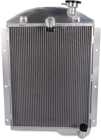 High Performance Aluminum Racing Radiator For Chevy Chevrolet Pickup Truck BL BN V8 1941-1946