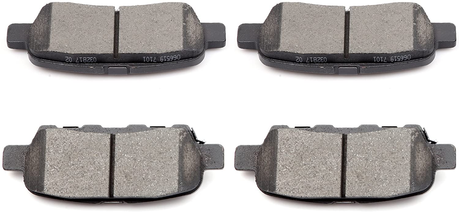 Brake Pads,ECCPP 4pcs Rear Ceramic Disc Brake Pads Kits fit for Infiniti EX35/EX37/FX35/FX37/FX45/G25/G35/G37/M35/Q50/Q70, 350Z/370Z/Altima/Leaf/Maxima/Rogue