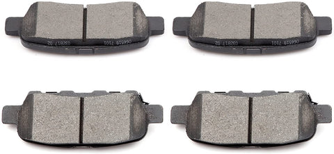 Brake Pads,ECCPP 4pcs Rear Ceramic Disc Brake Pads Kits fit for Infiniti EX35/EX37/FX35/FX37/FX45/G25/G35/G37/M35/Q50/Q70, 350Z/370Z/Altima/Leaf/Maxima/Rogue