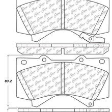 Centric (102.13030) Brake Pad, Metallic