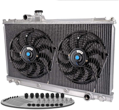 Aluminum Racing Radiator + 12