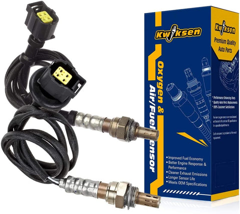 Kwiksen Oxygen O2 Sensor Upstream Downstream 2pcs Replacement for Mitsubishi Outlander L4 2.4L 2008 2009 2010/Mitsubishi Lancer L4 2.0L Turbo 08 09 10 11 12 13 14 15