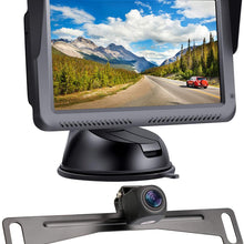 Regetek HD Digital Backup Camera System 5'' LCD Monitor Waterproof Night Vision Rear/Front View Camera for Cars ATVs SUVs UTVs Can-Am Vans Campers Sedans Pickup Truck Minivans Trailer RVs Motorhomes