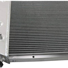 ALLOYWORKS 4 Row All Aluminum Radiator For 1973-1991 Chevy GMC C/K Series Pickup Trucks Blazer Jimmy Engine Cooling Parts