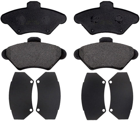 ACDelco 17D600 Professional Organic Front Disc Brake Pad Set