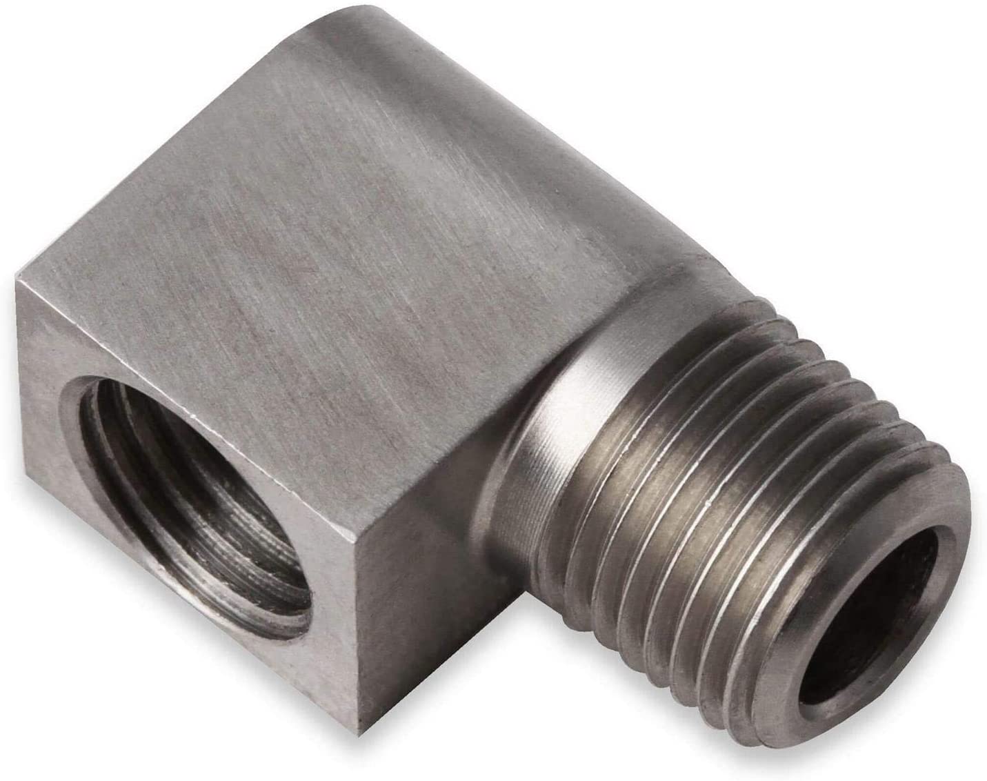 Earl's 90 Degree Hardline Adapter 1/8 Npt Male To 7/16-24 If Fem