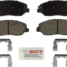 Bosch BE1384H Blue Disc Brake Pad Set with Hardware for 2009-11 Hyundai Genesis - FRONT