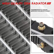 Replacement for Chevy Trailblazer/GMC Envoy Black 1-5/16 inches Inlet OE Style Aluminum Replacement Racing Radiator