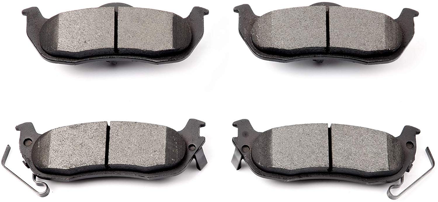 Brake Pads,ECCPP 4pcs Rear Ceramic Disc Brake Pads Kits fit for 2004-2010 Infiniti QX56,2006-2010 Jeep Commander,2005-2010 Jeep Grand Cherokee,2005-2015 Nissan Armada,2004-2015 Nissan Titan