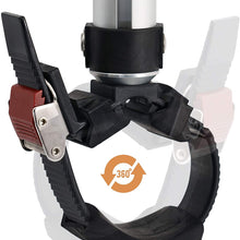 Car Interior Bicycle Bike Rack Carrier Multi Usable Adapter - Clamp On Car Handles or Rails - for Large SUV Pickup Truck Bed Van Tow Trailer - No Drill - Adjustable Length