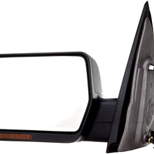 SCITOO Towing Mirror fit 2004-06 for Ford F-150 Rear View Mirror Automotive Exterior Mirrors with Power Heated Front LED Signals (Pair)