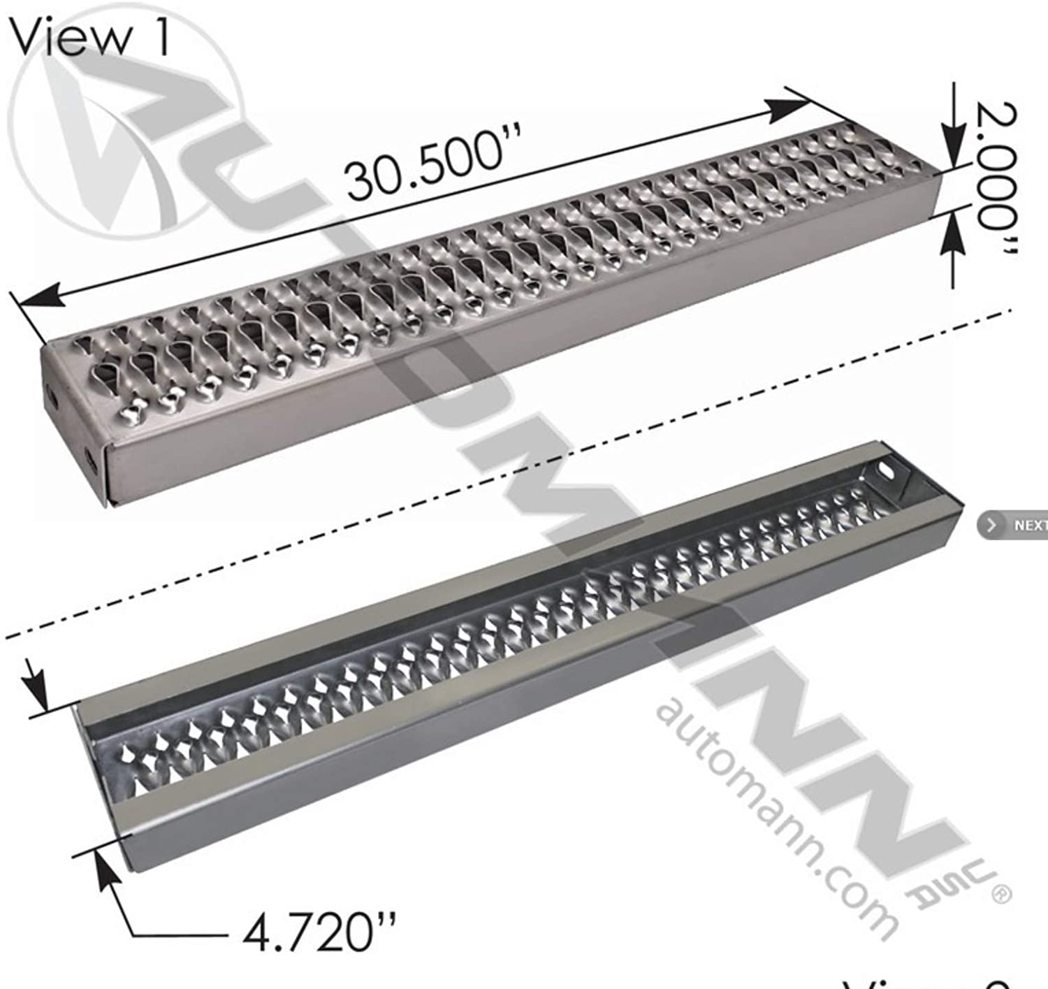 Automann Fuel Step 775MM Peterbilt M75275