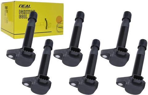 DEAL Pack of 6 New Ignition Coils For Honda Accord Odyssey - Acura CL TL RL 3.0L 3.2L 3.5L V6 Replacement# UF488 UF242 C1221 UF412
