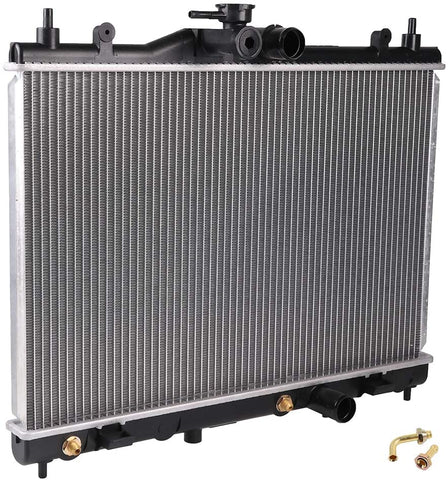 OCPTY Aluminum Radiator Replacement fit for CU2981 2007 2008 2009 2010 2011 for Nissan Versa 1.8L