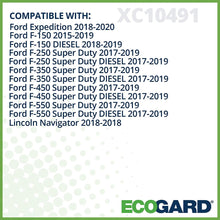 ECOGARD XC10491 Premium Cabin Air Filter Fits Ford F-150 2015-2019, F-250 Super Duty DIESEL 2017-2019, F-250 Super Duty 2017-2019, F-350 Super Duty DIESEL 2017-2019, Expedition 2018-2020