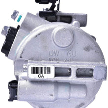 New Mando 10A1453 AC Compressor with Clutch Original Equipment (Pre-filled Oil)