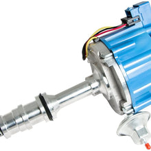 Top Street Performance JM6508BL HEI Distributor with Blue Cap (Vacuum Advance)