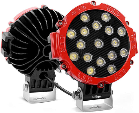 Nilight Led Light Bar 2PCS 7