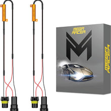Mega Racer H11 LED Headlight Load Resistor - 50W 8 ohm - Dashboard Light Error Canceller and Flickering Resolution for LED Headlights - 2 Pieces