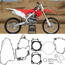 Akozon Seal Gasket Top Bottom End Engine Set Seal Gasket Kit for Honda CRF450R 2002-2008