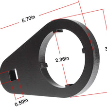 E-cowlboy 1/2" Drive Mainshaft 5th Gear Nut Wrench for 1994-2004 Dodge NV4500HD models with Cummins Diesel or V-10, NV4500 4x4 29 spline & 4x2 31 Spline Output
