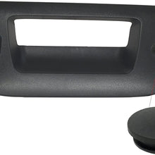 PYvideo Backup Camera for (2007-2013) Chevy Silverado/GMC Sierra for Universal Monitors (RCA) (Color: Black) with Key Hole Plug