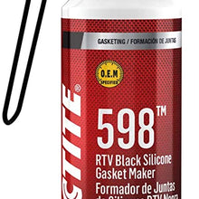 Loctite 598 RTV High Performance Silicone, Black, 190 ml