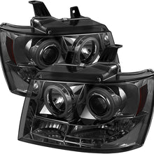 Spyder 5030047 Chevy Suburban 1500/2500 07-14 / Chevy Tahoe 07-14 / Avalanche 07-14 Projector Headlights - CCFL Halo - LED (Replaceable LEDs) - Black - High H1 (Included) - Low H1 (Included)