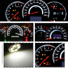 YITAMOTOR 10x T10 194 168 LED Dash Light Bulb White Dashboard LED Light Bulbs Bright Instrument Panel Gauge Cluster LED Light Bulbs and 10 Twist Lock Socket White, 12V