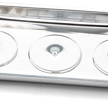 3 Magnets Large Rectangular Magnetic Tool Holder Stainless Steel Heavy Duty 6.5''L x 14.37" W Magnetic Screws Tools Parts Tray Holder by JTC 3107A