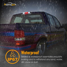 Partsam High Mount Stop Lights Third 3rd Brake Lights Replacement for Ford F150 F-150 04-08 2004 2005 2006 2007 2008 Smoked LED Rear Cab Roof Center Mount Brake Stop Tail Cargo Light Lamp