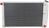 CoolingSky 62MM 4 Row Core Aluminum Radiator +2X12