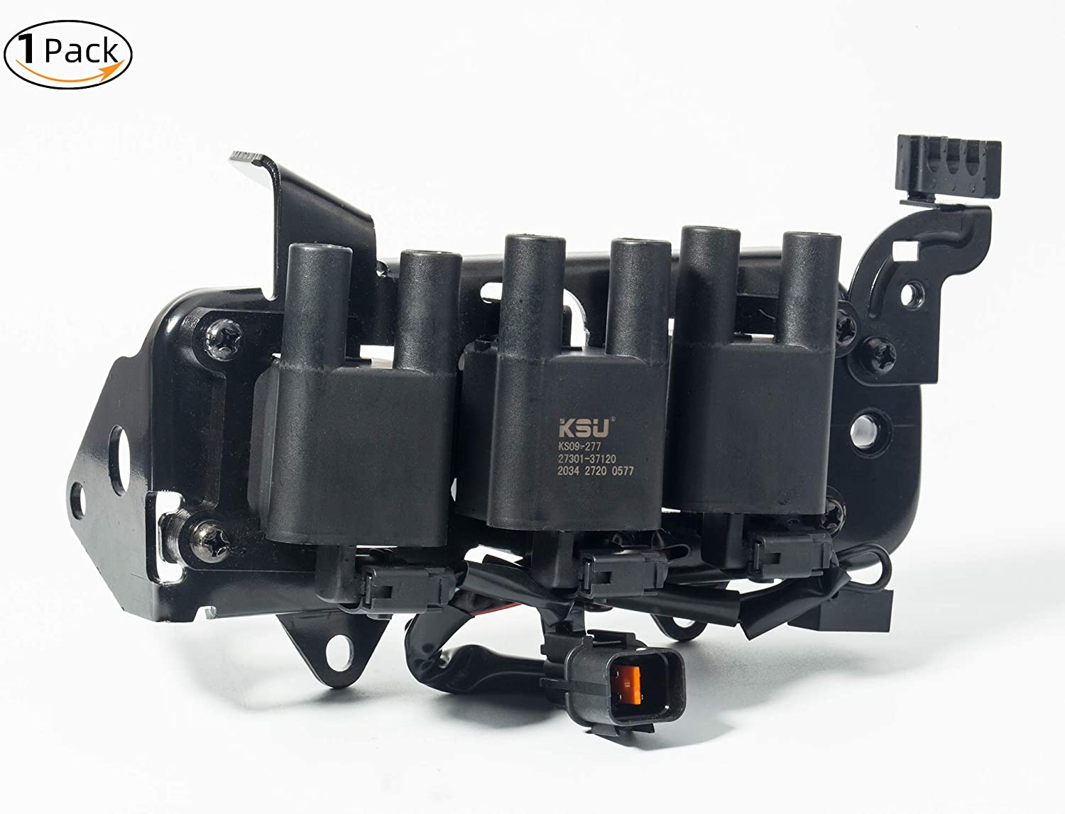Ignition Coil Pack For 2001-2006 Hyundai Santa Fe, Replaces 27301-37110, 27301-37120, C1352, CK-16, E386, IC486, UF357