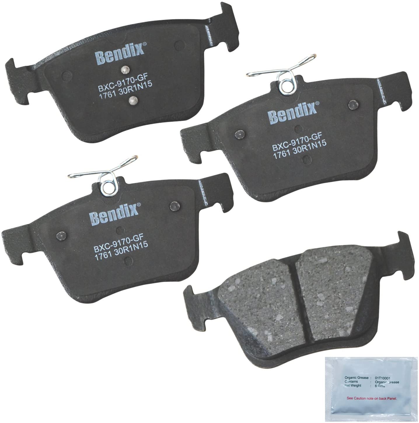 Bendix CFC1761 Premium Copper Free Ceramic Brake Pad (Rear)