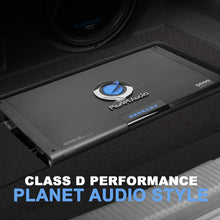 Planet Audio AC5000.1D Class D Car Amplifier - 5000 Watts Max Power, 1 Ohm Stable, Monoblock, Mosfet Power Supply, Remote Subwoofer Control