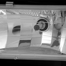 For 1994-1998 Chevy C/K 1500/2500/3500 Tahoe Suburban Full Size C10 Black Headlights Left+Right Headlamp