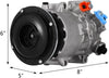Mophorn CO 11178JC (8831006240) 4472601208 471-1617 AC Compressor and Clutch for 07-09 Camry 06-08 RAV4 2.4L 6SEU16C A/C Compressor Assembly 97386 98386 4711617