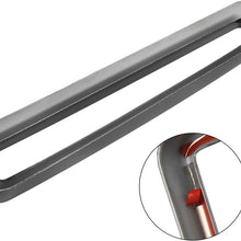 X AUTOHAUX 1 Set Carbon Fiber Pattern Front Grill Grille Inserts Guards Cover Trim for Dodge Challenger 2015-2020