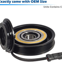 AUTEX AC A/C Compressor Clutch Coil Assembly Kit 55111436AB Compatible with Dakota 2008-2010/Ram 1500 & 2500 2008-2010/Ram 3500 2009