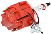 A-Team Performance HEI Complete Distributor 65,000-volt Coil Male Cap Compatible with AMC Jeep V8 290, 304, 343, 360 390 401 One Wire Installation, Red Cap