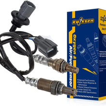 Kwiksen Heated 2Pcs Air Fuel Ratio O2 Oxygen Sensor 1 Sensor 2 Upstream Downstream 234-9041 234-4622 Replacement for RAV4 2.4L 2006 2007 2008