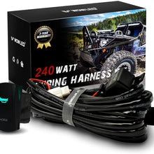 WOWLED Laser Horn Rocker Switch, Waterproof Train Horn Wiring Kit, LED Illuminated Backlit + On/Off Toggle Switch, Relay Wiring Harness Kit for Truck Car Boat SUV ATV UTE 4X4 12V/24V Green