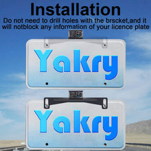 Yakry Y69 HD Backup Camera License Plate Camera Wired with 4-PIN Connector for Trucks,Semi-Trailer,Box Truck,RVs