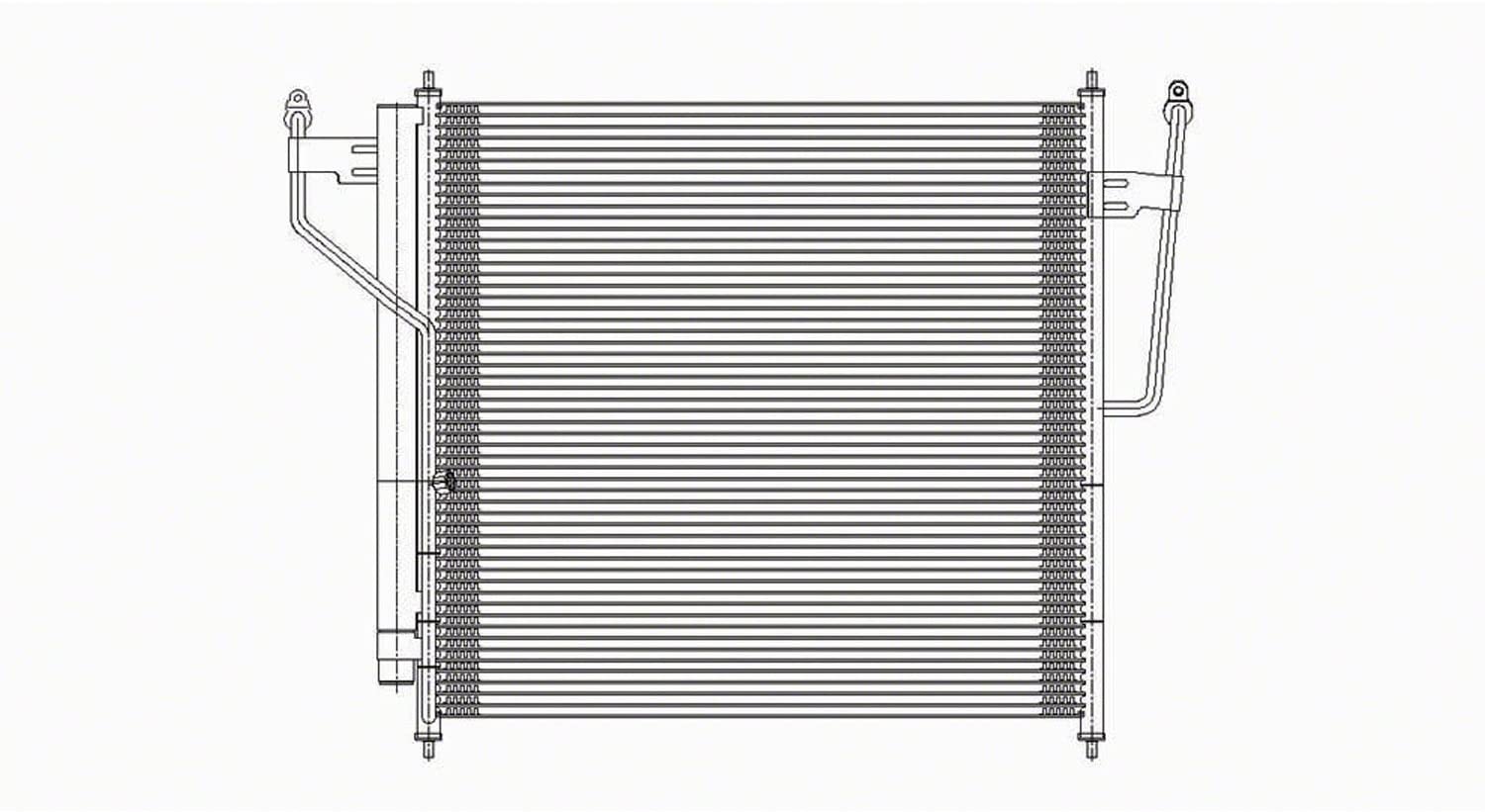 CPP Air Conditioning Condenser for Infiniti QX56, Nissan Armada, Titan NI3030157
