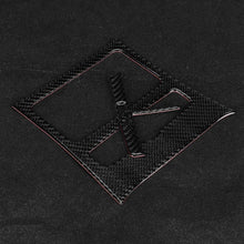 Rear Air Conditioning Vent Fe Cover, Carbon Fiber Car Rear Air Condition Vent Sticker Trim Decoration Fit for A6 2005-2011