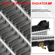 2933 Factory Style Aluminum Cooling Radiator Replacement for 04-06 Suzuki XL-7 2.7L AT