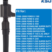 KSU High Performance Ignition Coil Pack Compatible With Ford EXPEDITION EXPLORER F-150 F-250 F-350 F-450 CROWN VICTORIA E-150 E-250 E-350 E-450 MUSTANG THUNDERBIRD LINCOLN MERCURY 4.6L 5.4L V8 DG508