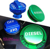 Aluminum DIESEL Cap ONLY fit 2019-2020 Latest Dodge Ram 6.7L 1500 2500 3500 …(There are three vertical plastic posts at the fuel filler)