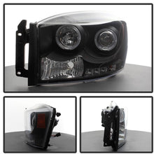 Spyder Auto 5010001 LED Halo Projector Headlights Black/Clear