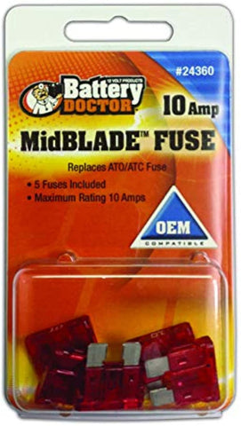 WIRTHCO ENGINEERING Inc 24365 Fuse 15 Amp ATC/ATO Blade 5/Pk